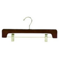 Wooden Pant/Skirt Hanger - (Walnut/Brass)